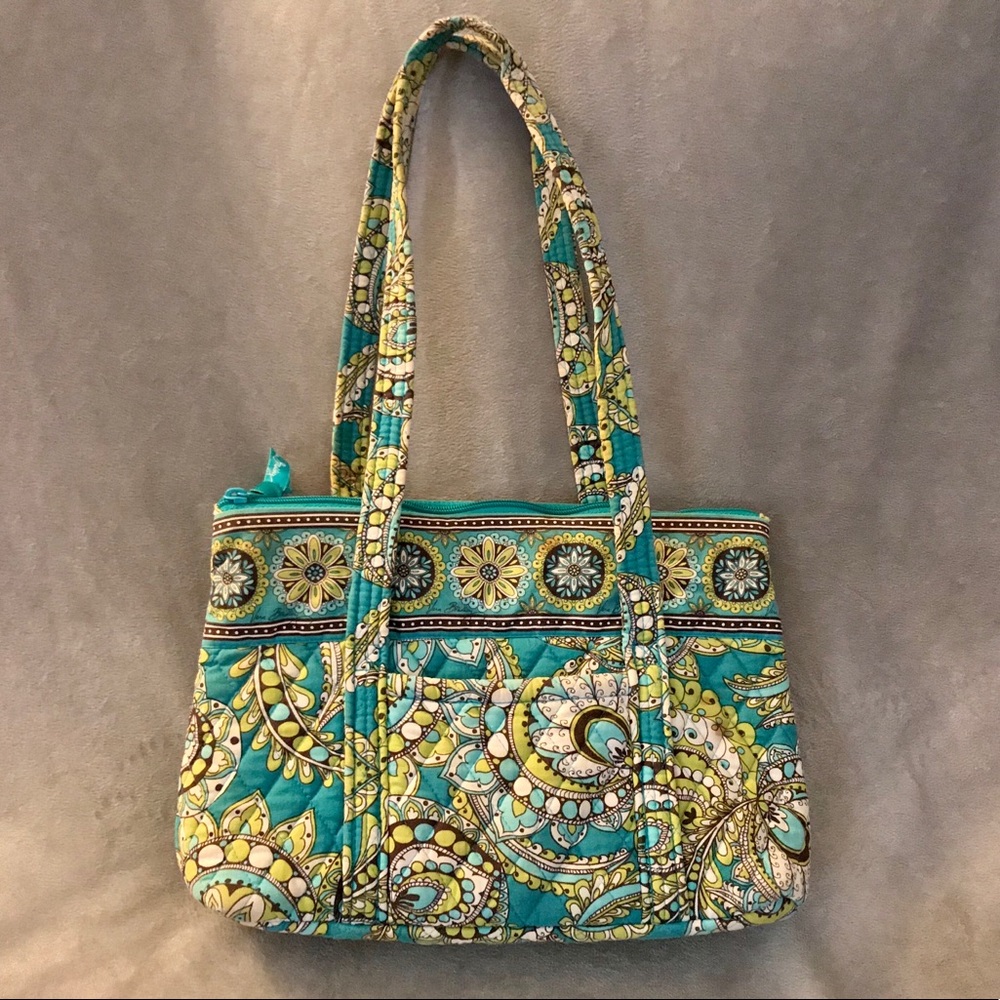 Vera Bradley Retired Peacock Shoulder Bag
